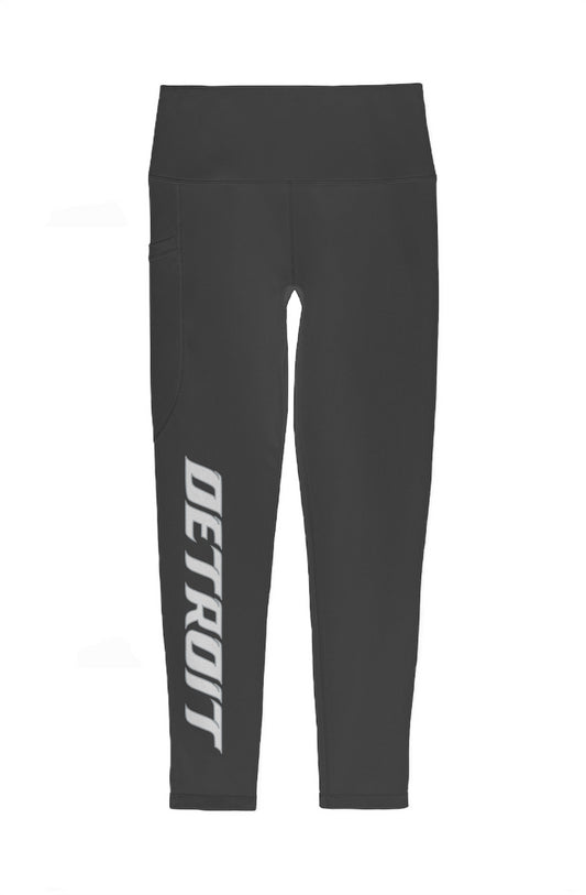 Detroit Football High-Rise Leggings with Pocket