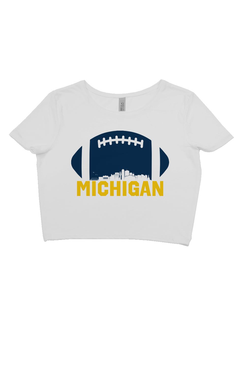 Michigan Football 3/4 Crop Tee | 