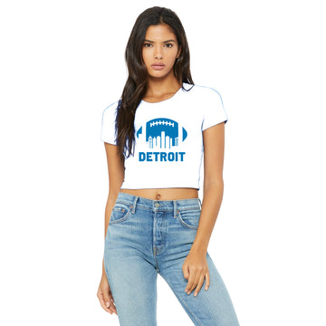 Detroit Football crop tee | Michigan Football | Lions Fan