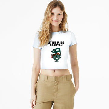 Game Day | Little Miss Spartan | MSU Crop Top | Michigan State