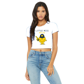 Little Miss Maize Crop Tee | U of M Tee | Michigan