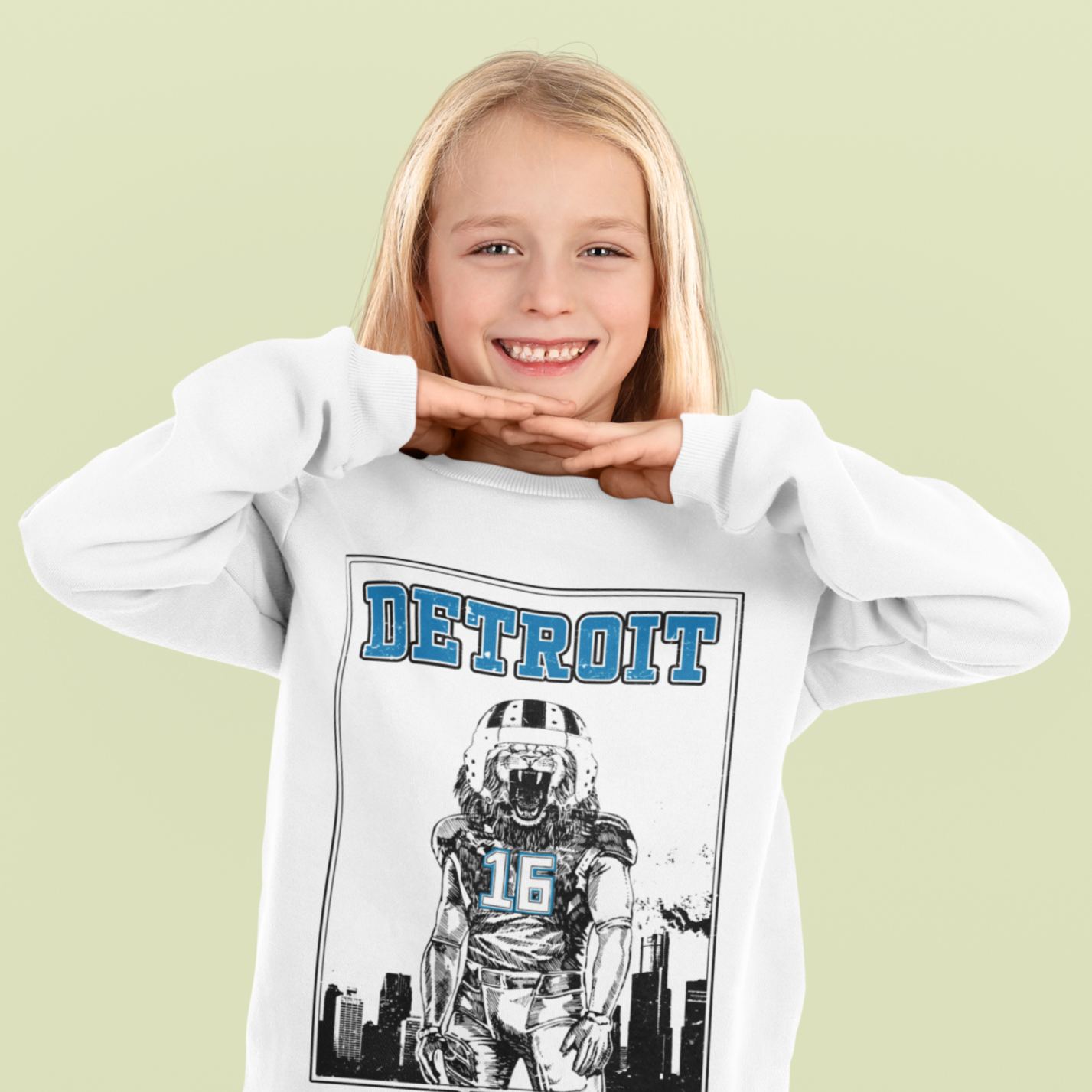 Lions Head Kids Sweatshirt