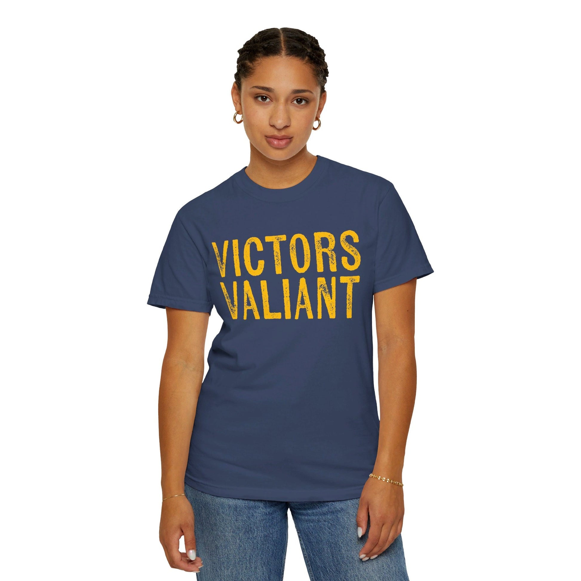 Michigan Football | Victors Valiant | Tailgate Shirt | Unisex Garment-Dyed T-shirt