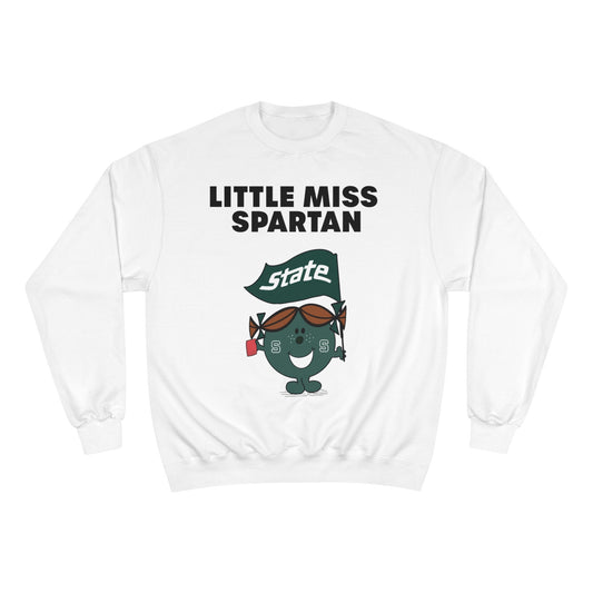 Little Miss Spartan Sweatshirt | Vintage MSU Spartan Crewneck