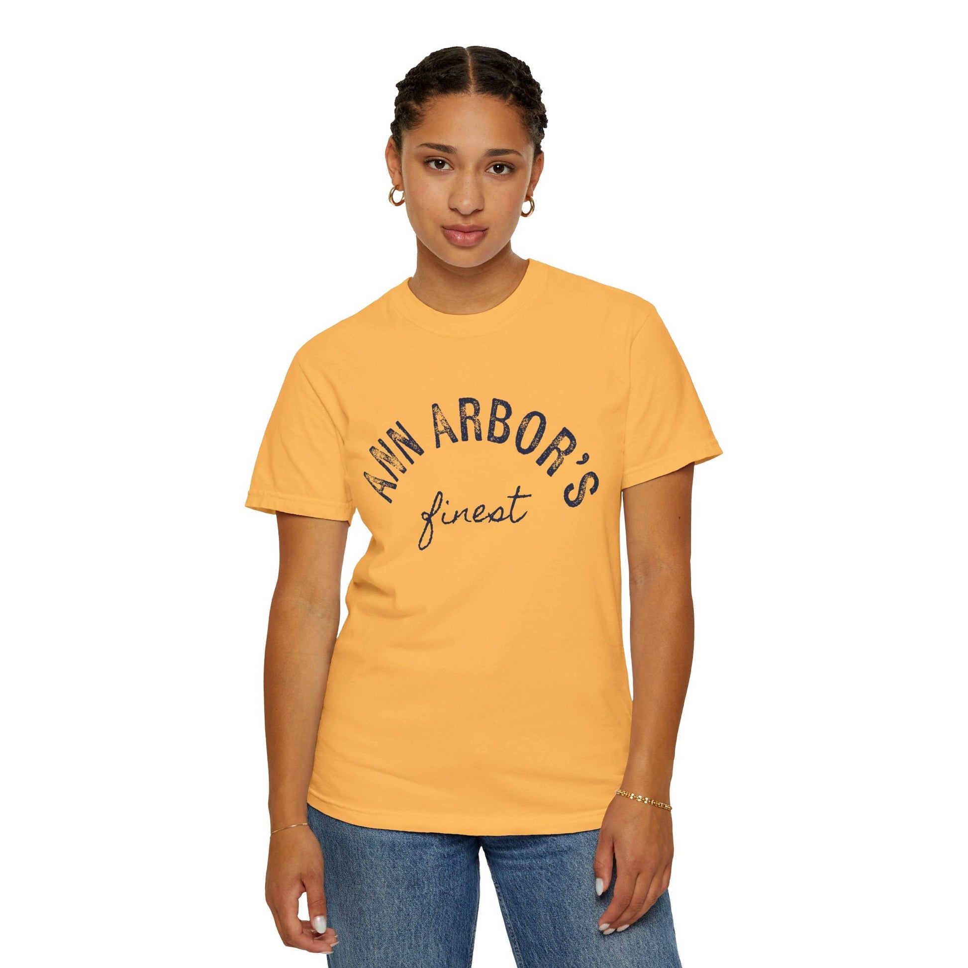 Michigan Football | Ann Arbor's Finest | Tailgate Shirt | Unisex Garment-Dyed T-shirt