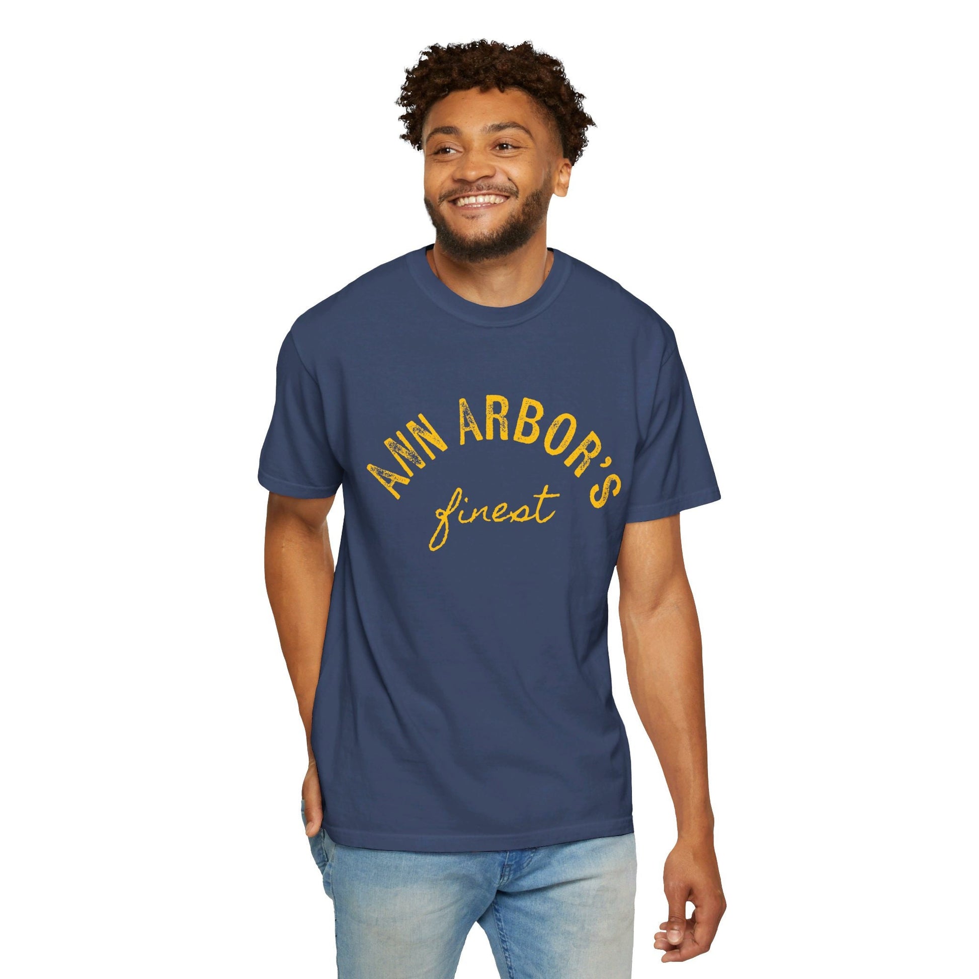 Michigan Football | Ann Arbor's Finest | Tailgate Shirt | Unisex Garment-Dyed T-shirt