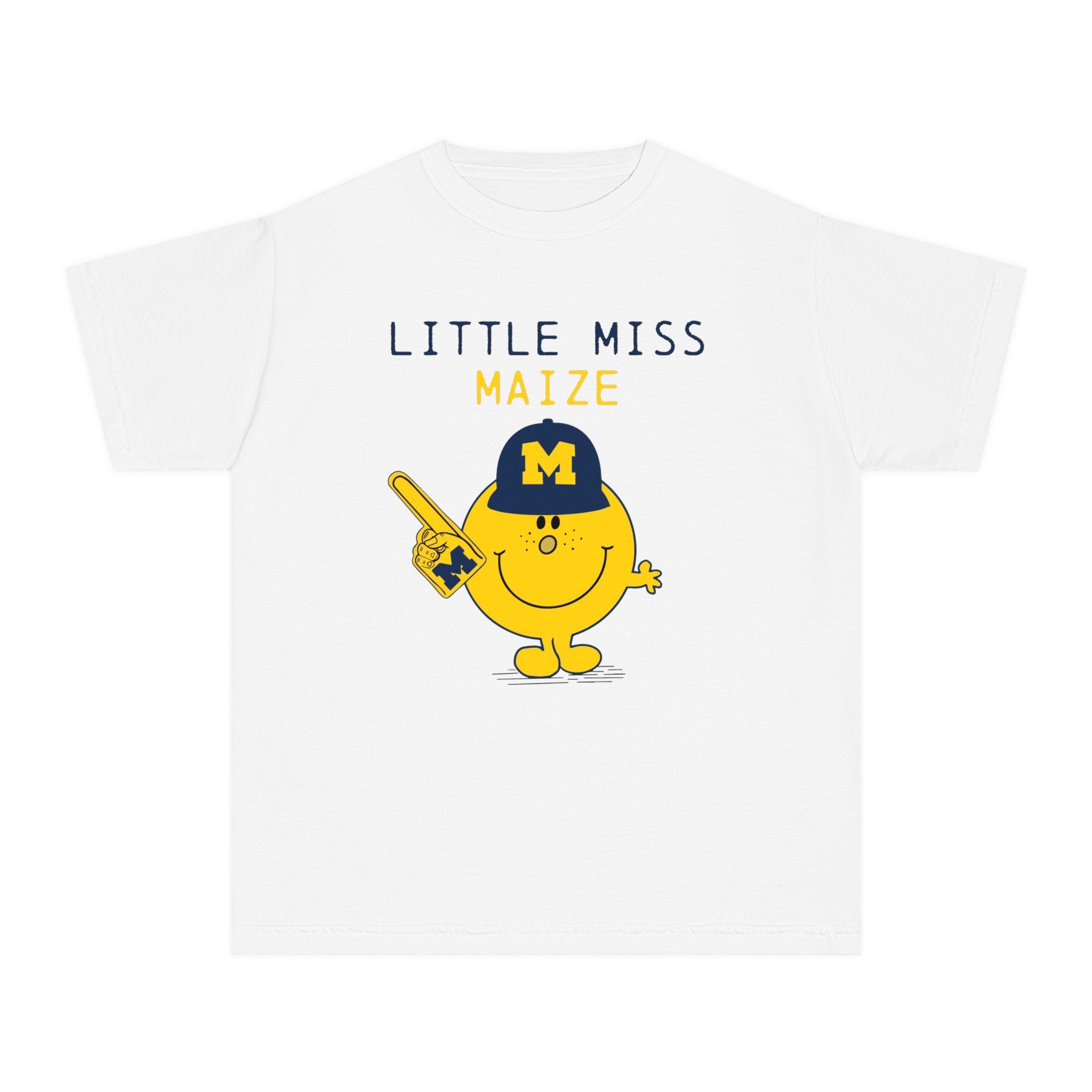 Michigan Youth Shirt | Little Miss Maize Youth Shirt | Saturday Tailgate Youth