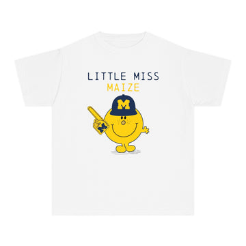 Michigan Youth Shirt | Little Miss Maize Youth Shirt | Saturday Tailgate Youth