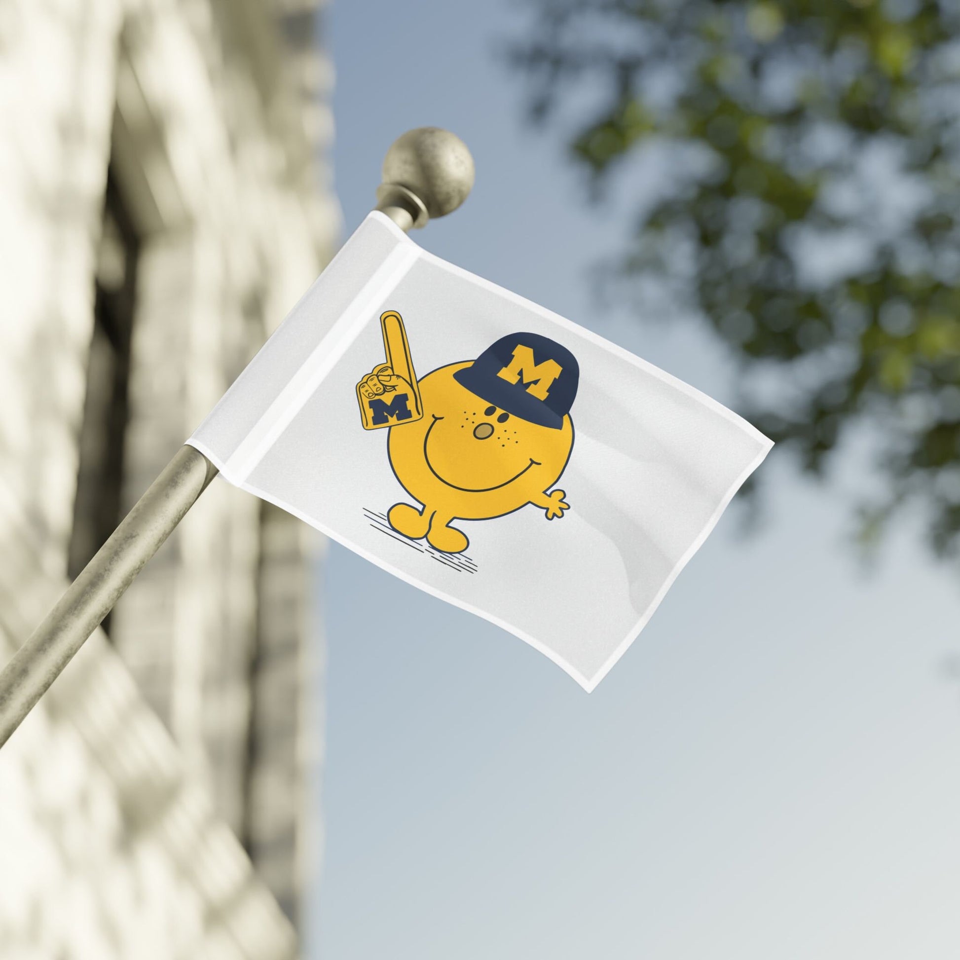 Michigan Flag | Little Miss Maize | Maize & Blue Flag